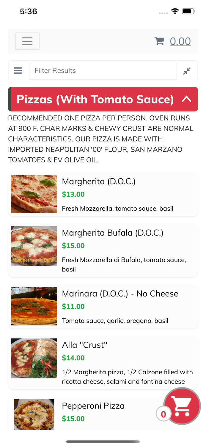 Crust Pizzeria Napoletana