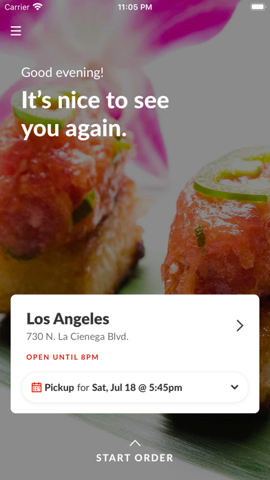 Koi Restaurant Screenshot