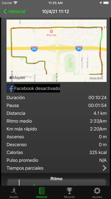 Fitmeter Run - Correr GPS screenshot 4 of 6