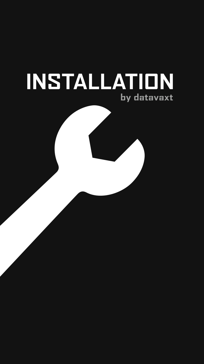 Installation - by datavaxt