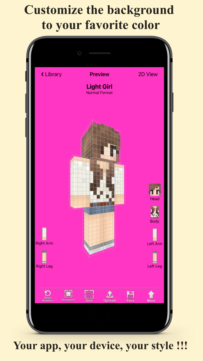 Skin Designer 3D for Minecraft
