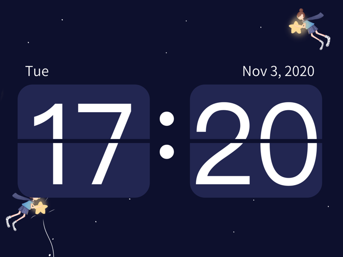 Flip Clock - Countdown days