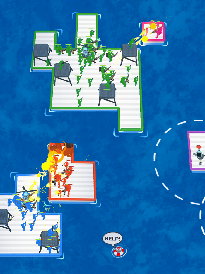 War of Rafts Sea Battle Game