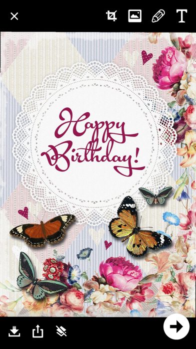 Happy Bday Card Screenshot