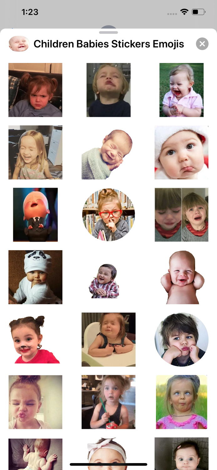 Children Babies Stickers