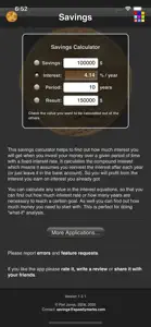 Savings Calculator screenshot #2 for iPhone