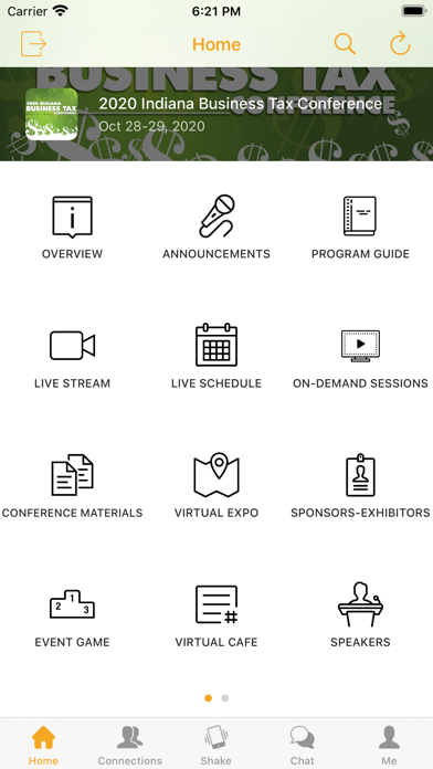 Indiana Chamber Conferences Screenshot