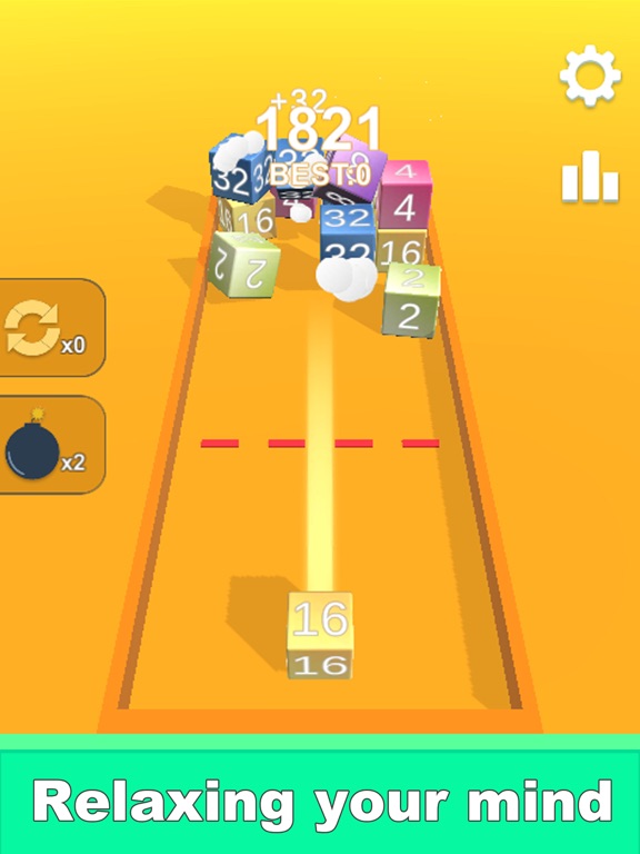 Merge2048 - shooting block 3D iPad screenshot 5 - Games app