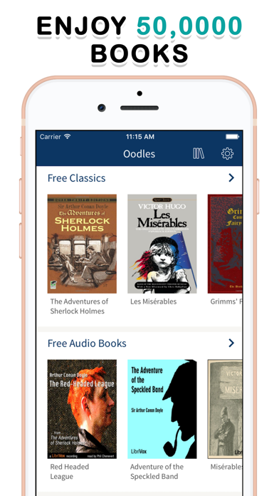 50000 Books, Audiobooks: Libby Screenshot