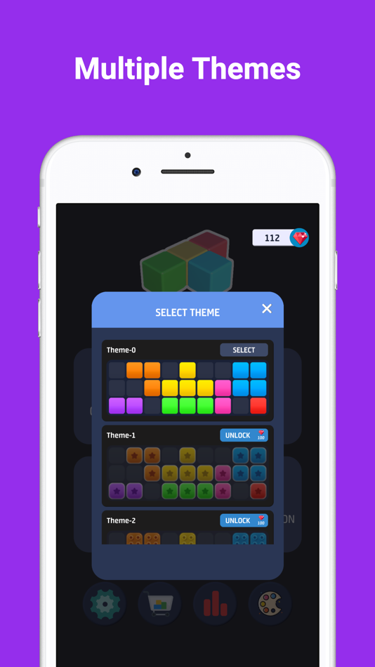 #5. 10×10!Color Block Puzzle Games (iOS) By: 衍旋 廖
