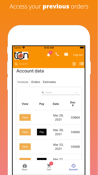 TCN Distributors Screenshot