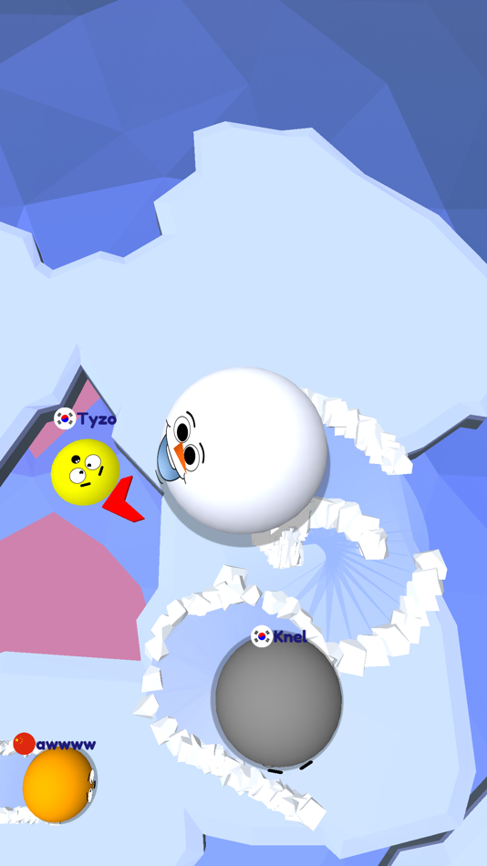 #3. Snow Roll.io (iOS) 由: 4s-games
