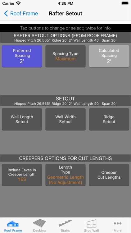 Roof Guide - Carpentry Calc screenshot-3