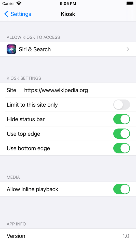 #4. Kiosk - fullscreen browser (iOS) 由: UPDT d.o.o.