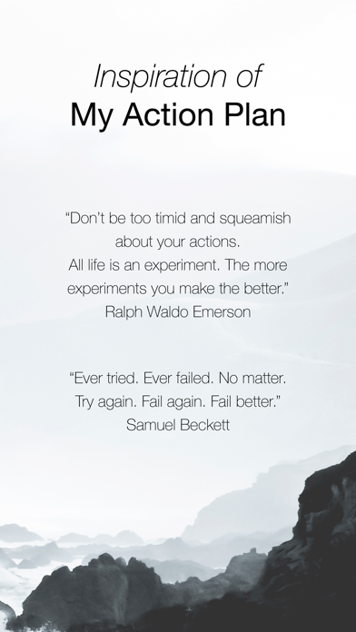 Screenshot #1 pour My Action Plan