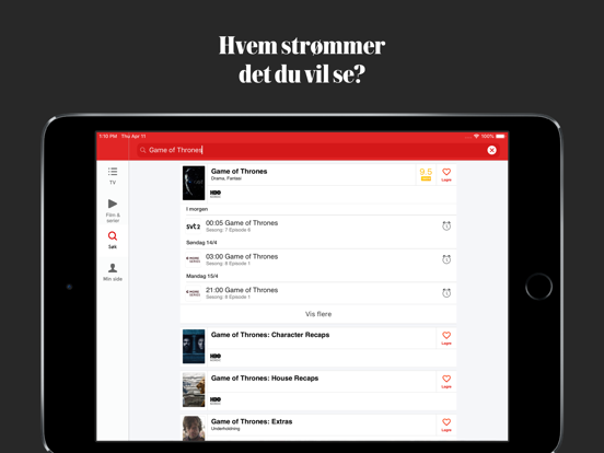 Screenshot #6 pour VG TVGuide - Streaming & TV
