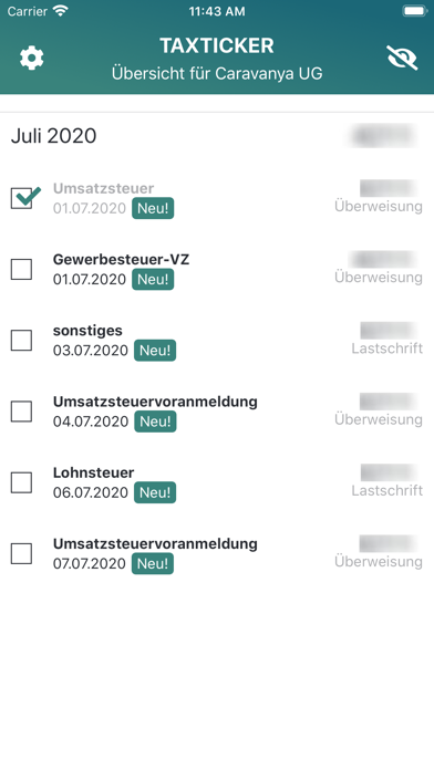 TaxTicker Screenshot