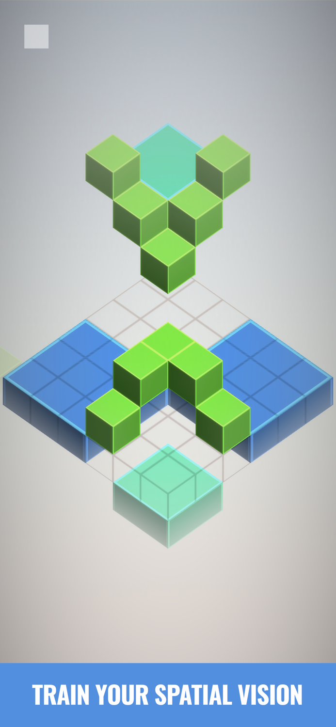 Isometric Squares - puzzle