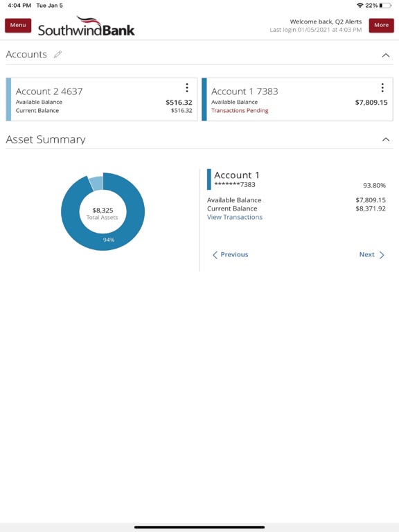 Screenshot #6 pour Southwind Bank