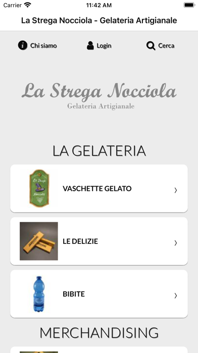 La Strega Nocciola - Gelateria Screenshot