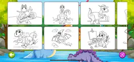 Game screenshot Coloring Book - Dinosaurs apk
