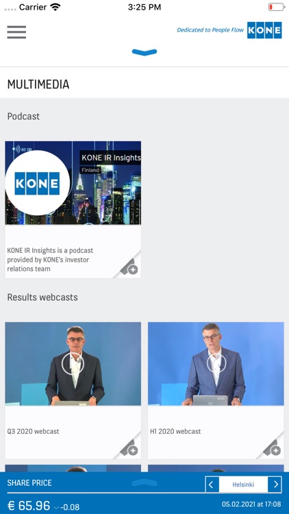 KONE Investor Relation App screenshot-4