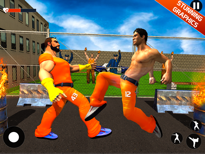 Prison Karate ring Bodybuilder