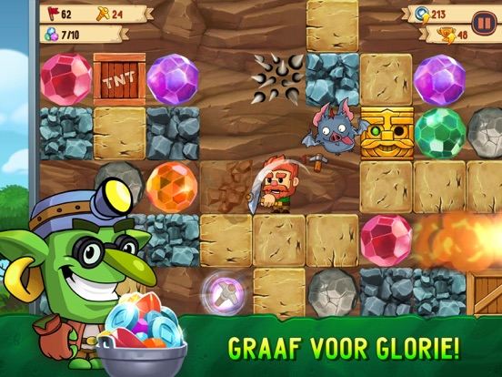 Dig Out!: Goud diging avontuur iPad app afbeelding 1