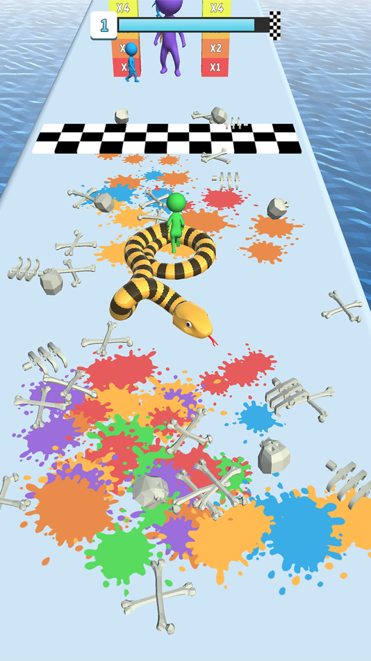 #4. Snaky Chase (iOS) 由: MARS BARS TOV
