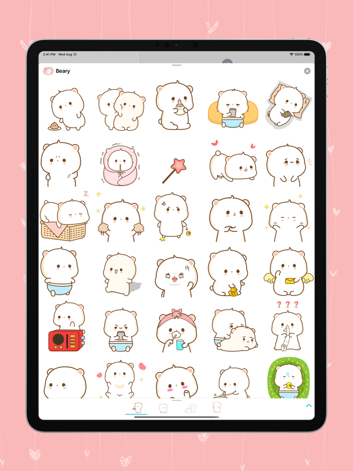 Beary Animated Stickers