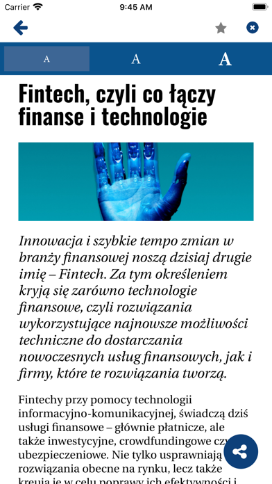 Przewodnik Kariera w Finansach Screenshot
