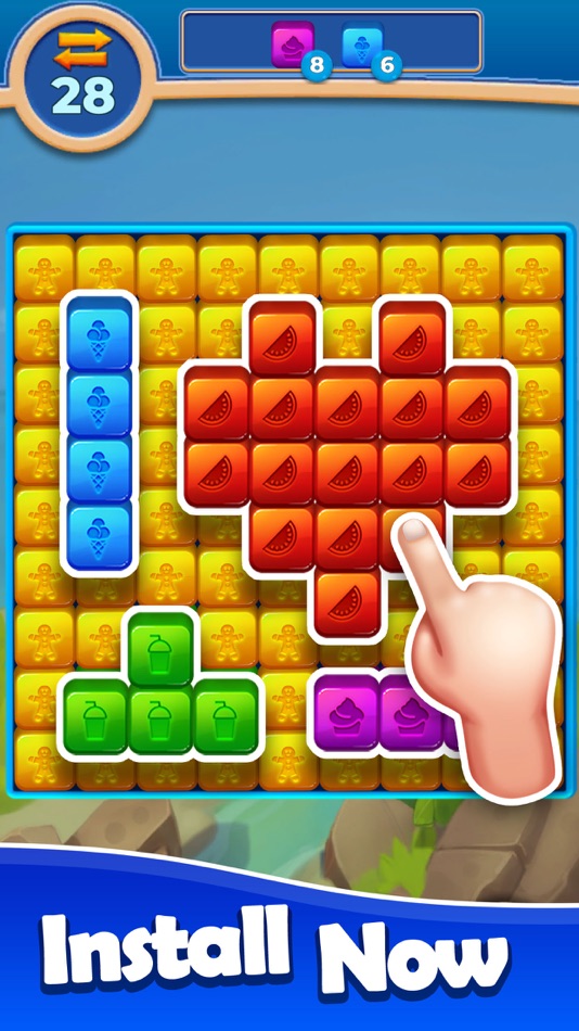 #1. Cube Blast: Match Pop Puzzle (iOS) 由: Guy Hazi