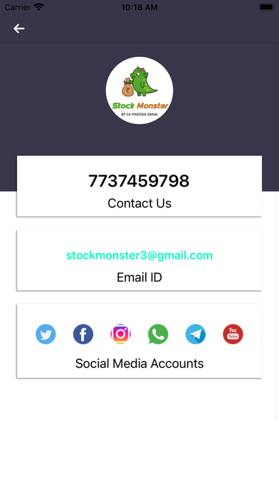 Stock Monster-CA Prateek Dangi Screenshot
