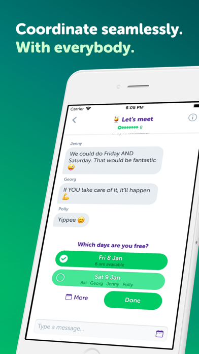 Screenshot #2 pour HelloMeet: Group Scheduling