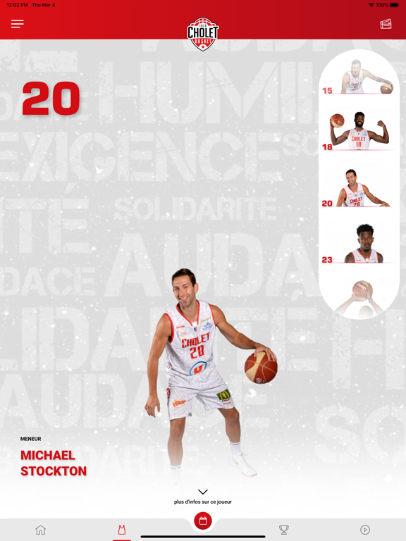 Screenshot #5 pour Cholet Basket