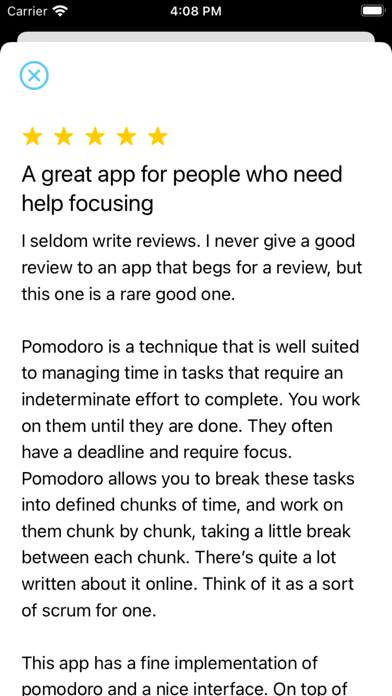 AmosReview Screenshot