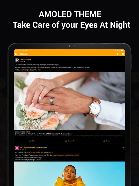 Buddy for Social Networking iPad screenshot 3 - Social Networking app