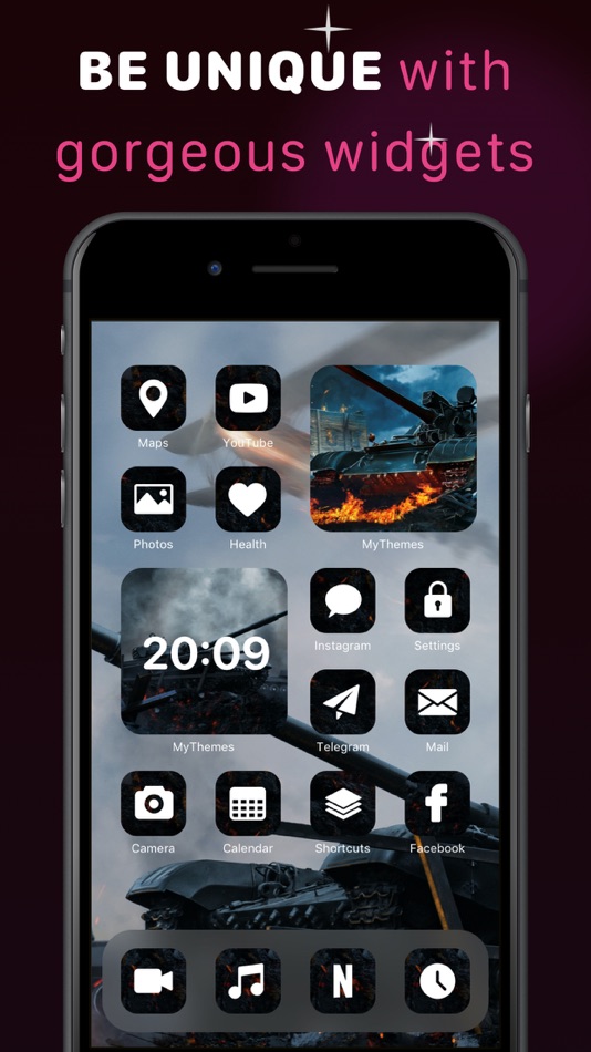 #4. Themes Widgets Icon, Screen 14 (iOS) Von: Zephyrmobile LTD