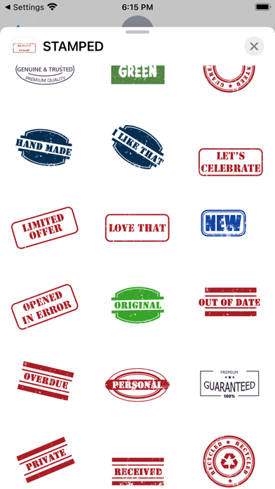 Screenshot #3 pour STAMPED Sticker Pack