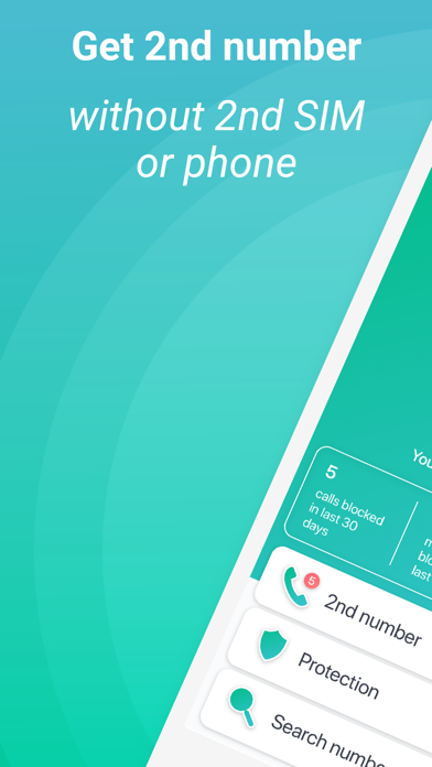 CallHelp: Second Phone Numberのおすすめ画像1