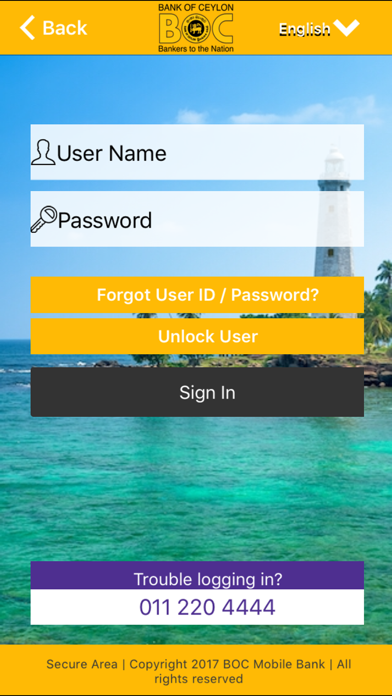 BOC Mobile Banking - Male Screenshot