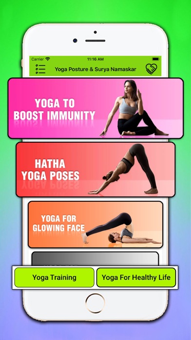 Yoga Posture & Surya Namaskar Screenshot