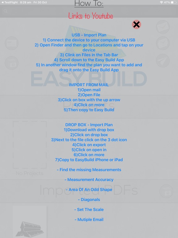 Easy Build Pro iPad screenshot