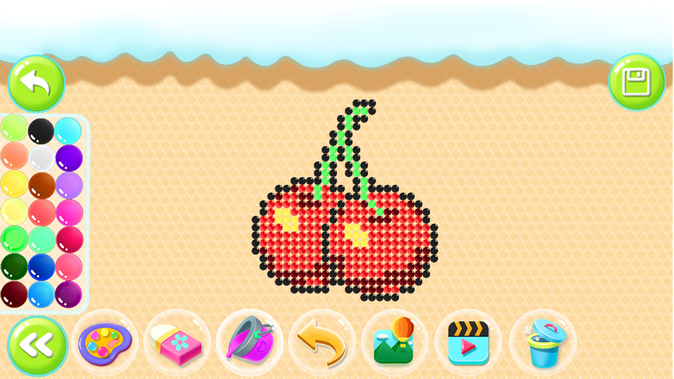 #2. Draw by beads - creative art (iOS) Podle: Wai Chin Ng