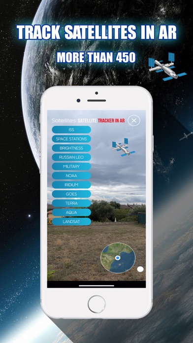Satellite Tracker in AR Screenshot