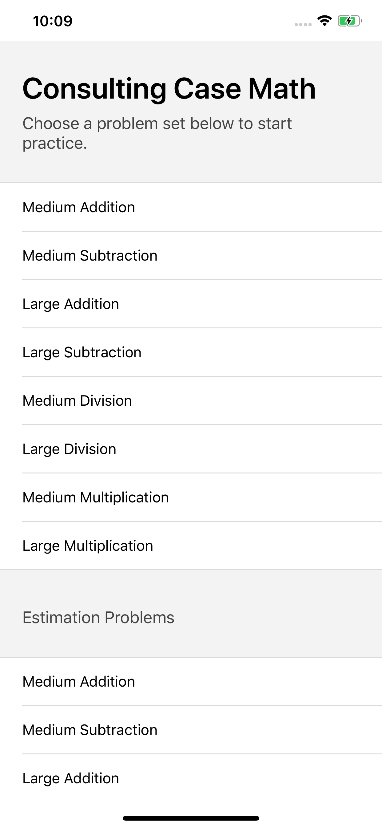 Consulting Case Math