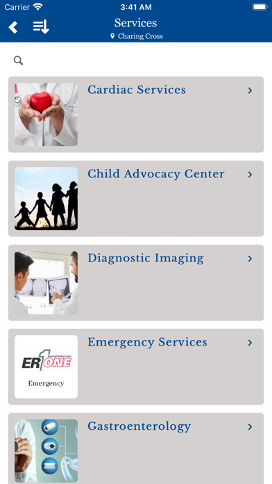 Memorial HealthClix App Screenshot