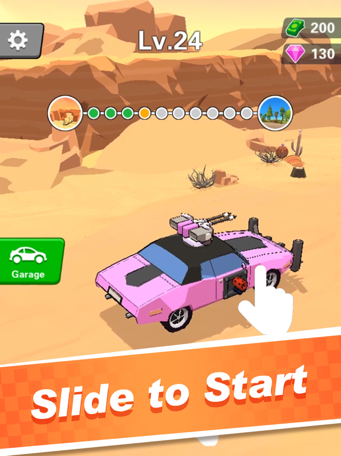 Car Rush Fighting and Racing