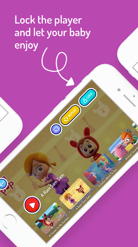 #4. Lea and Pop baby songs cartoon (iOS) 由: COLORCITY