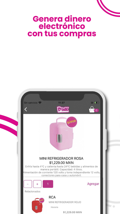Pink Fashion Store Screenshot